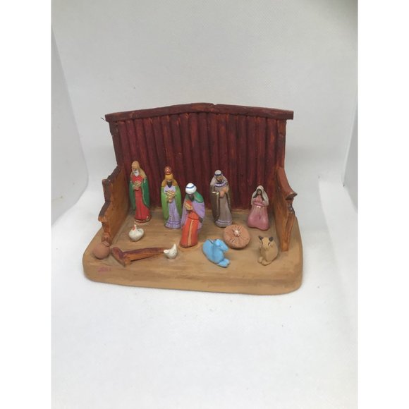 Mini Nativity Scene 4x6" Christmas Holidays Seasonal - Picture 4 of 6